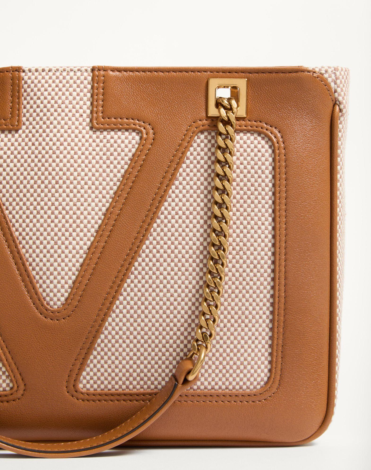 Valentino Garavani Viva Superstar Small Canvas Shopping Bag Product Image