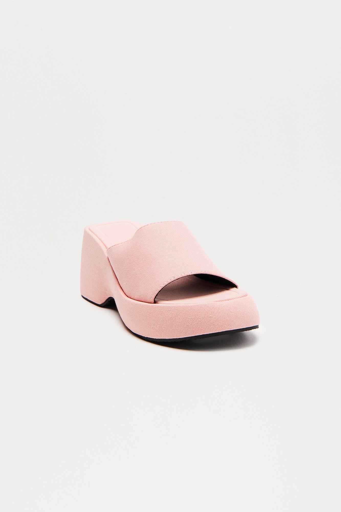 Nicolina Platform Wedges - Pink Product Image