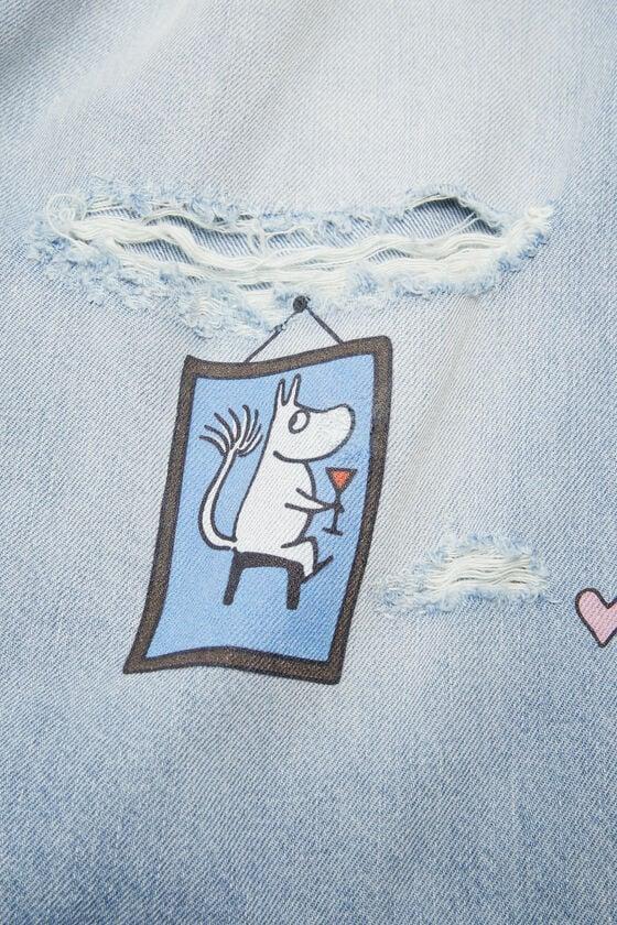 Super baggy fit jeans - 2023 Acne Studios x Moomin Product Image