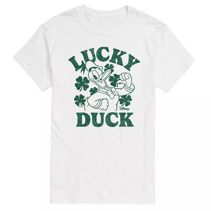 Disneys Donald Duck Lucky Duck Graphic Tee, Mens Product Image