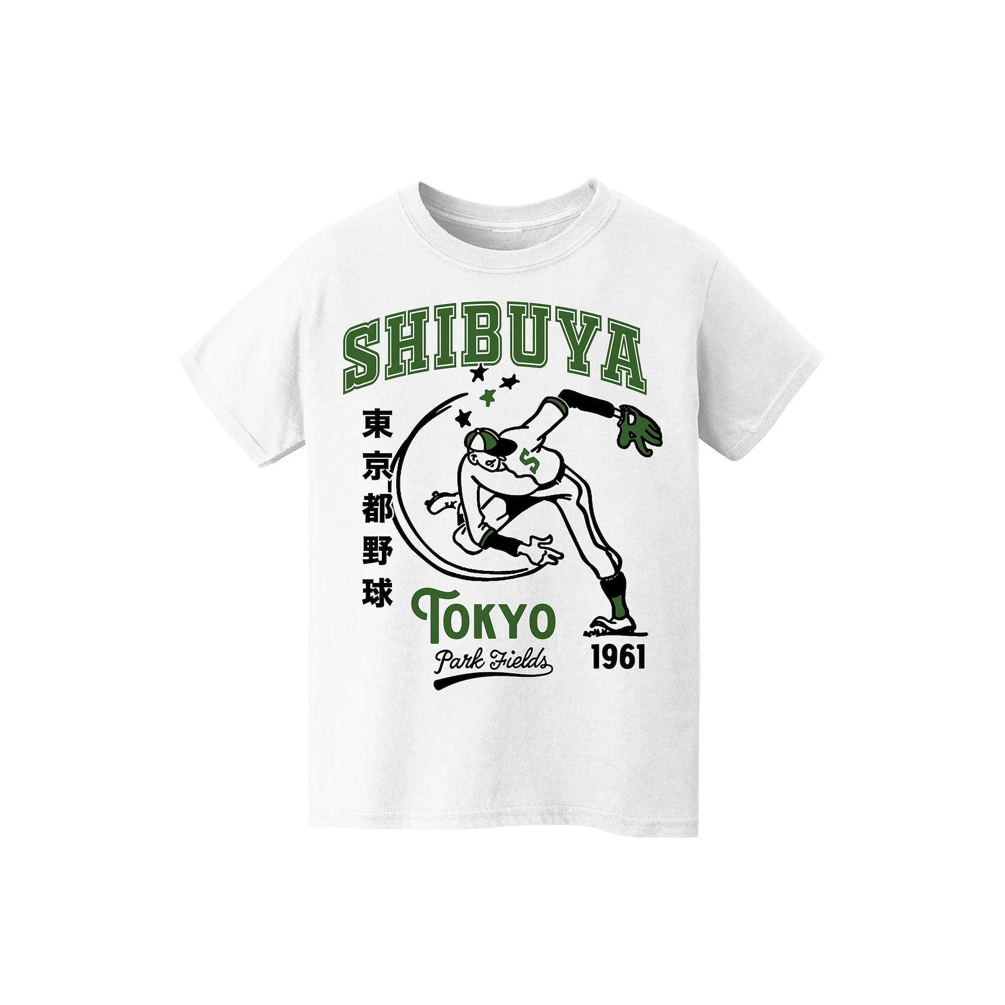 Kid's 8-20 Shibuya Graphic Tee, Boy's, Size: Medium, White Product Image
