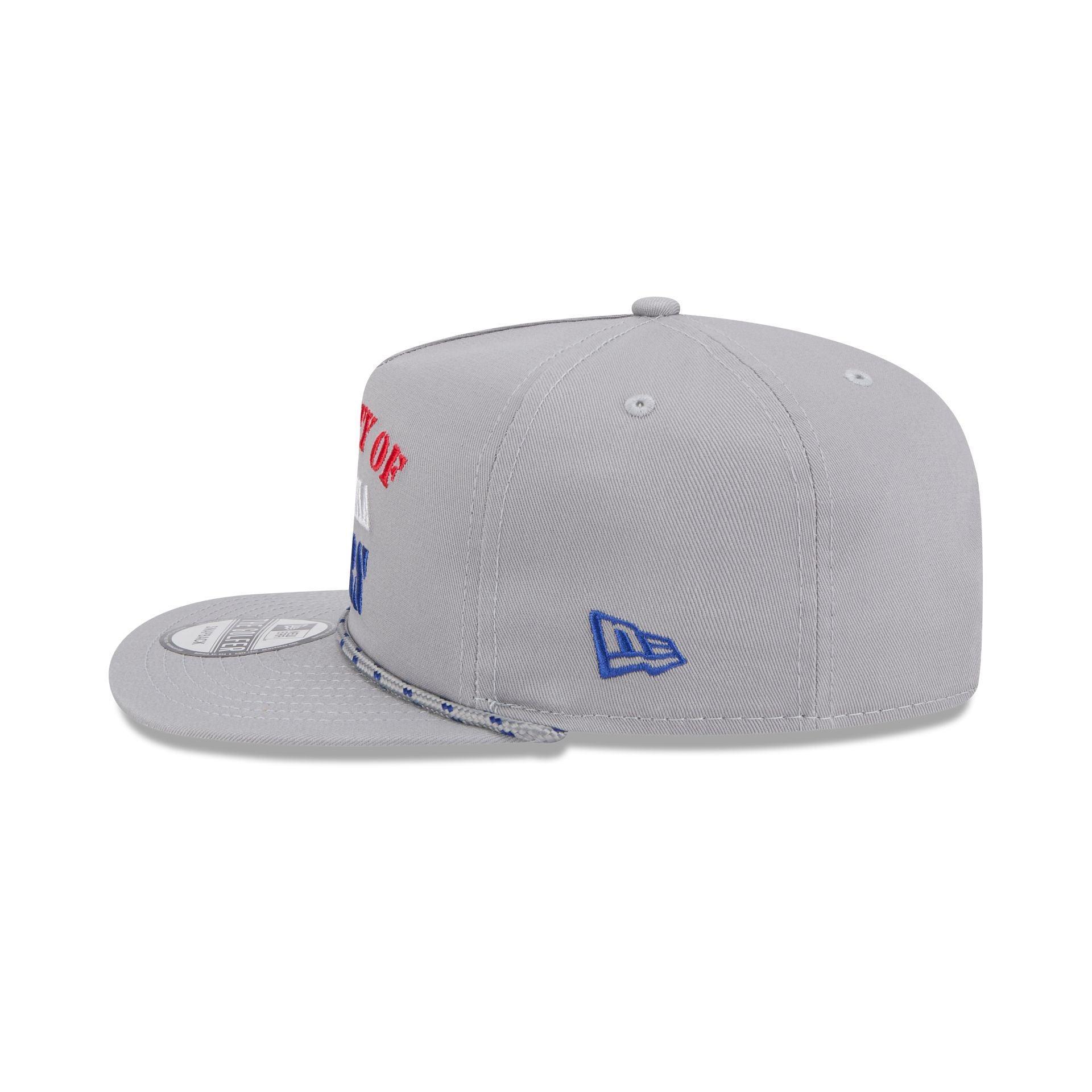 Milwaukee Bucks Vintage Gray Rope Golfer Hat Male Product Image