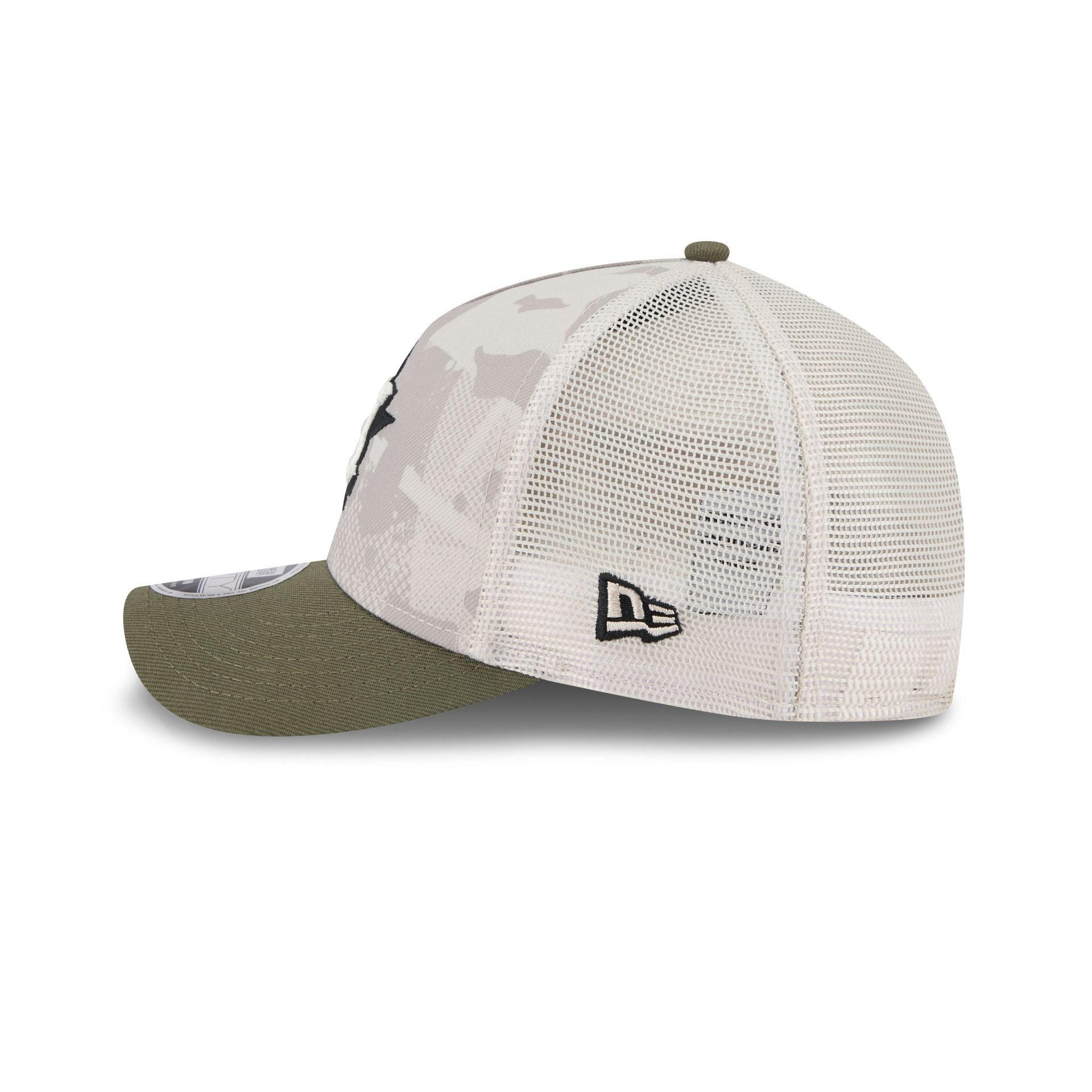 Houston Astros Armed Forces Day 2025 9FORTY M-Crown A-Frame Trucker Hat Male Product Image