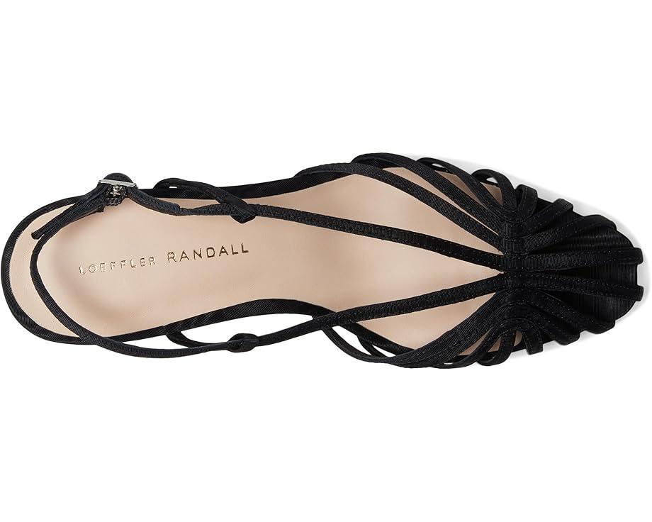 Dahlia Pleated Knot Mule with Ankle Strap Product Image