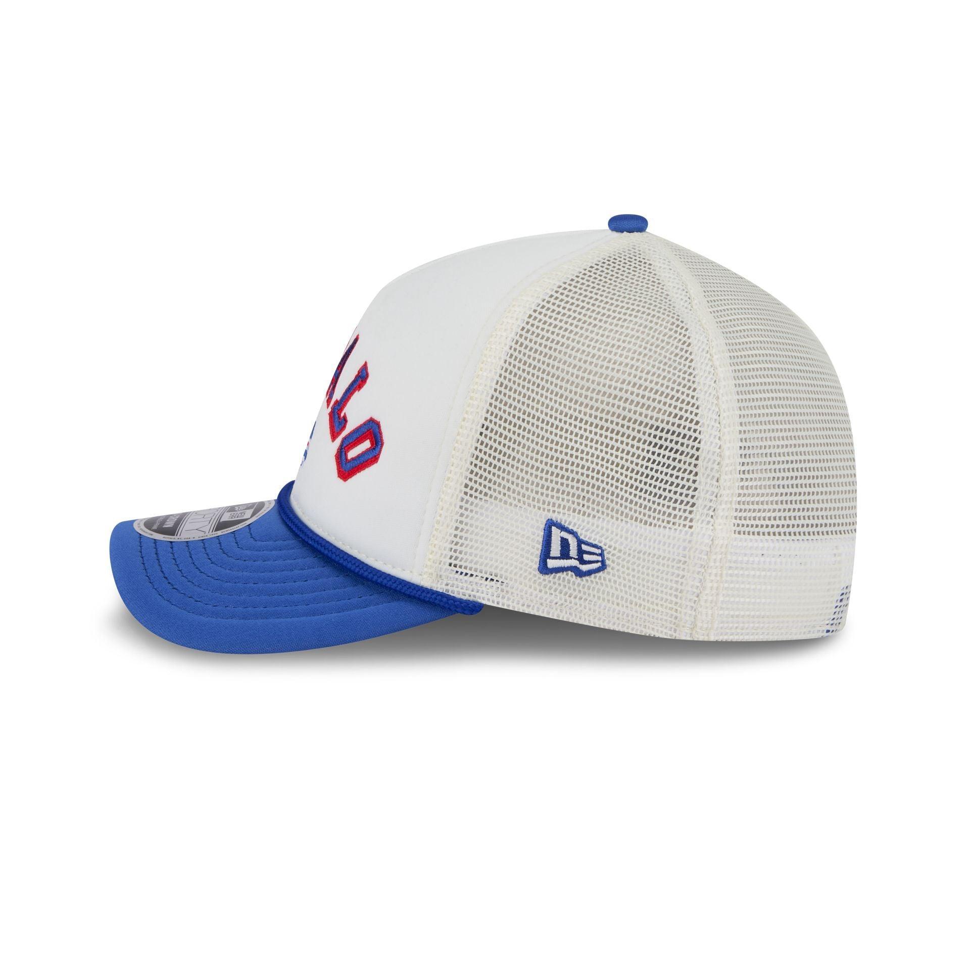 Buffalo Bills Chrome Arch 9FORTY M-Crown A-Frame Trucker Hat Male Product Image