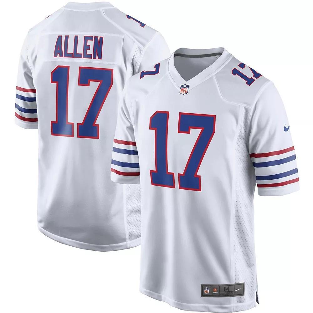 Men's Nike Josh Allen White Buffalo Bills Alternate Game Player Jersey, Size: 2XL Product Image