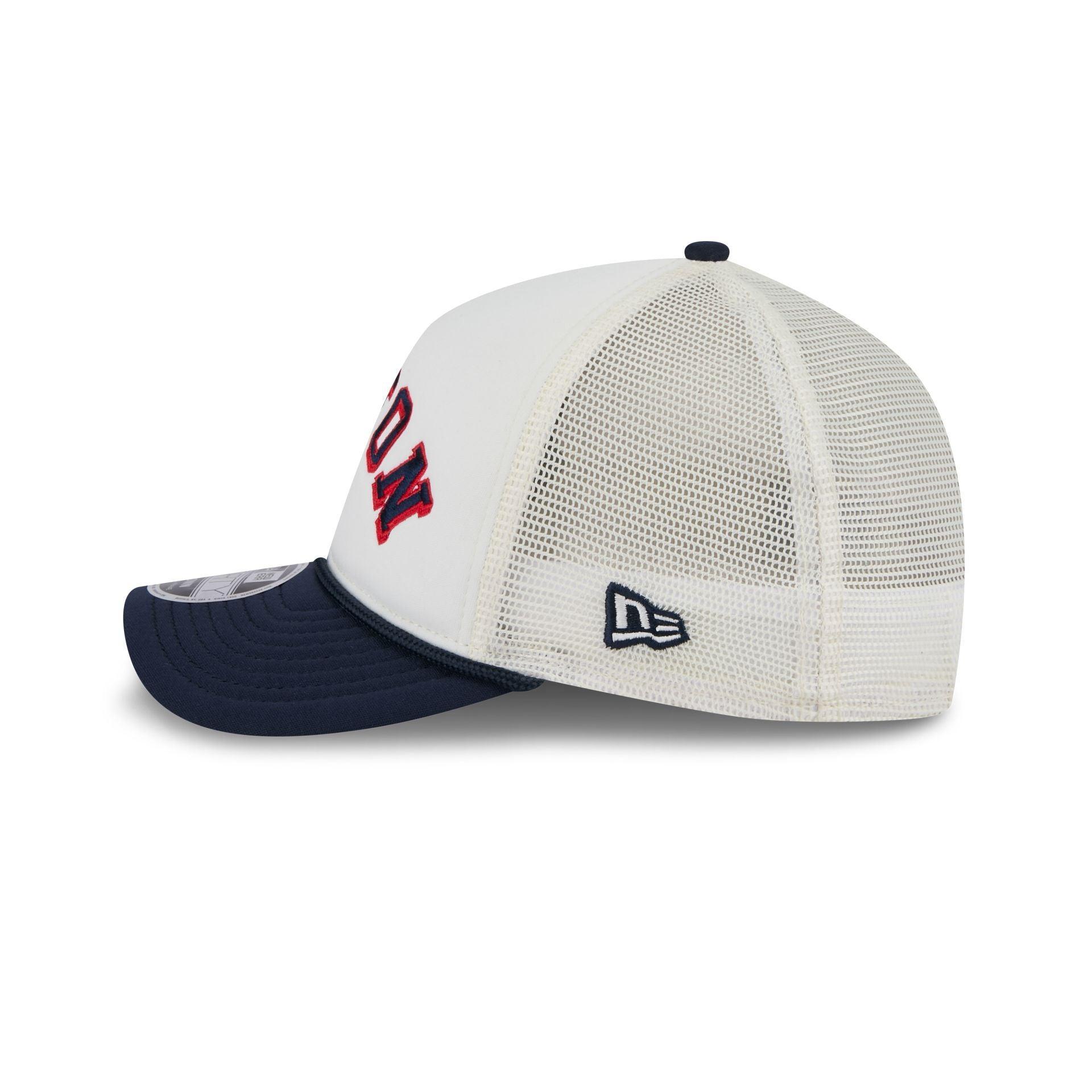 Boston Red Sox Chrome Arch 9FORTY M-Crown A-Frame Trucker Hat Male Product Image