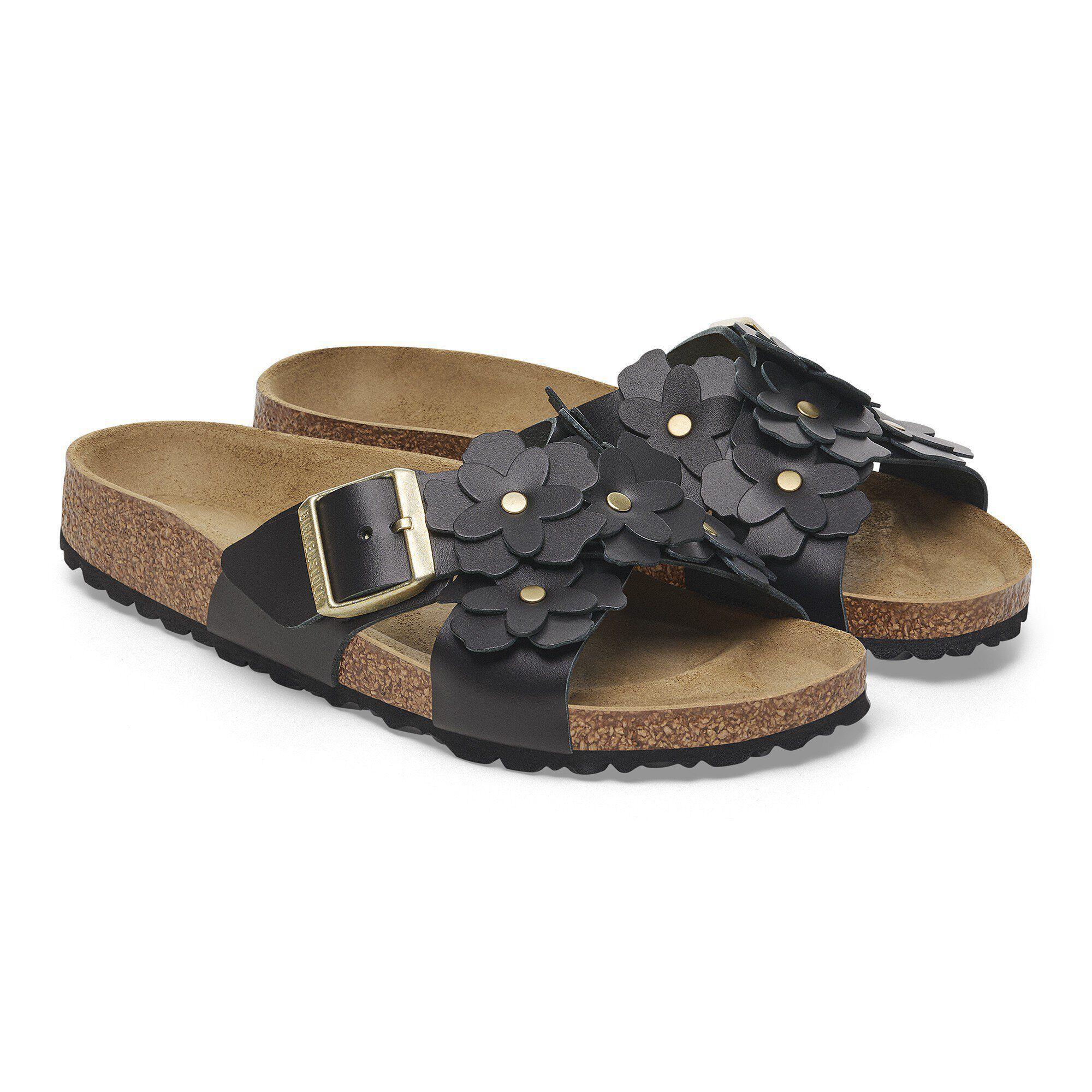 Siena Flower Embellishment Natural Leather Product Image