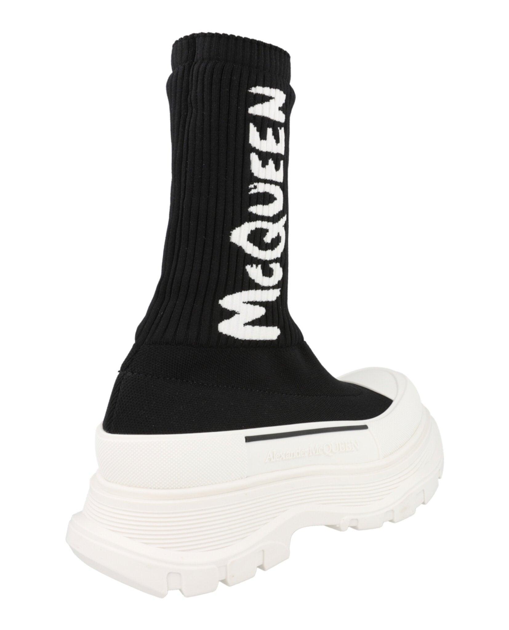Alexander McQueen Women's Ribbed Tread Slick Boots Product Image