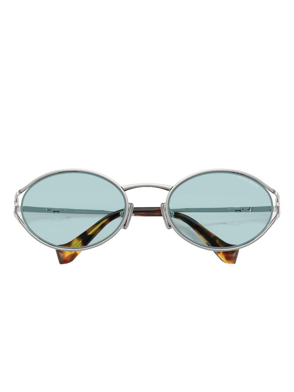 oval-frame sunglasses Product Image