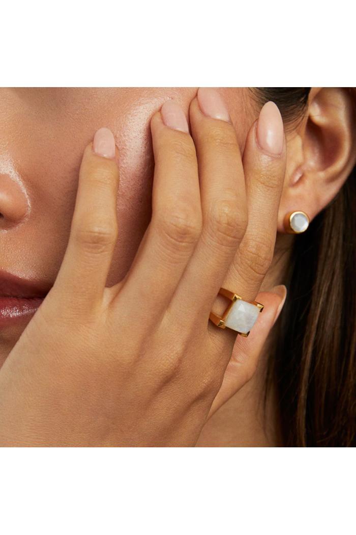 MINI PLAZA RING-MOONSTONE Product Image