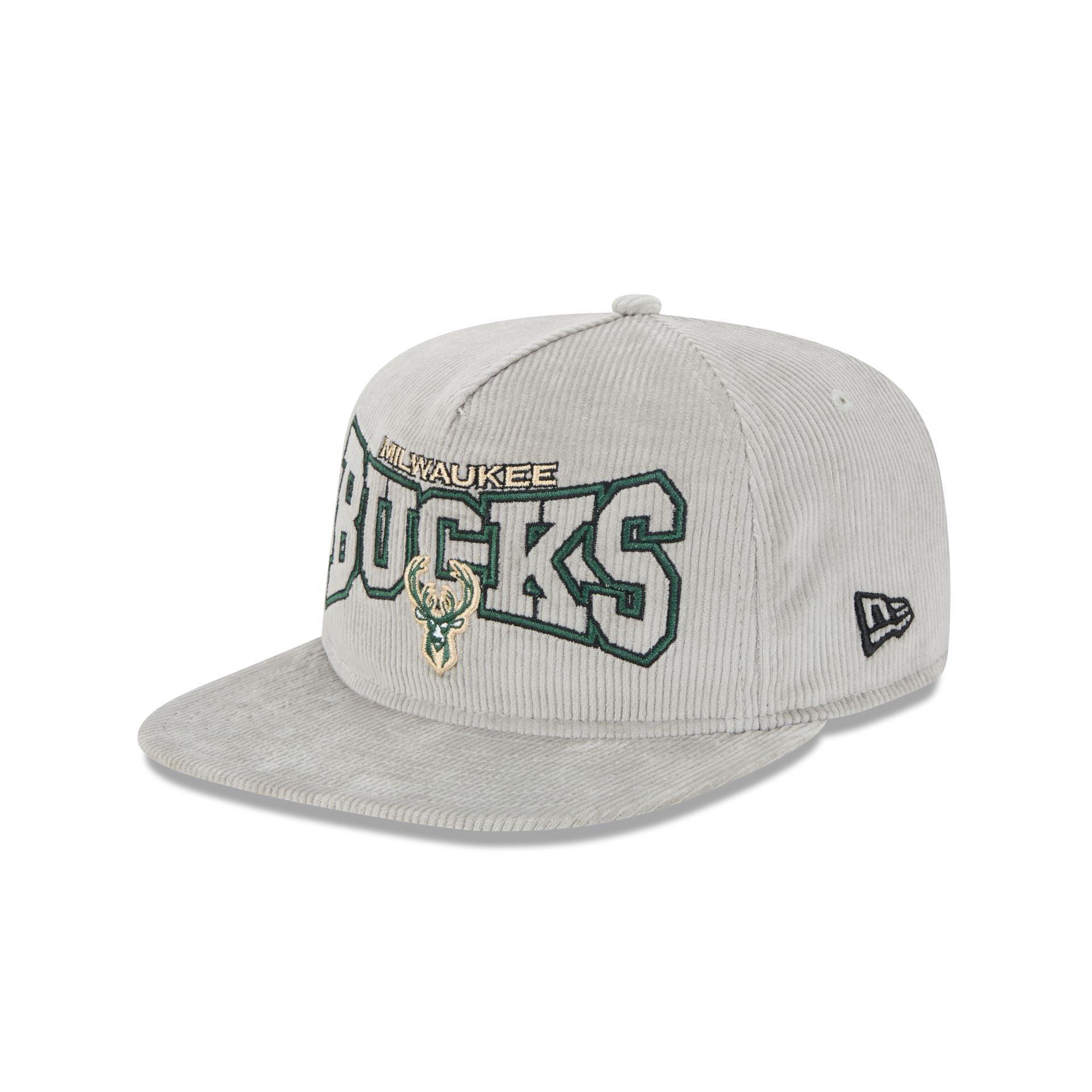 Milwaukee Bucks Gray Cord Golfer Hat Male Product Image