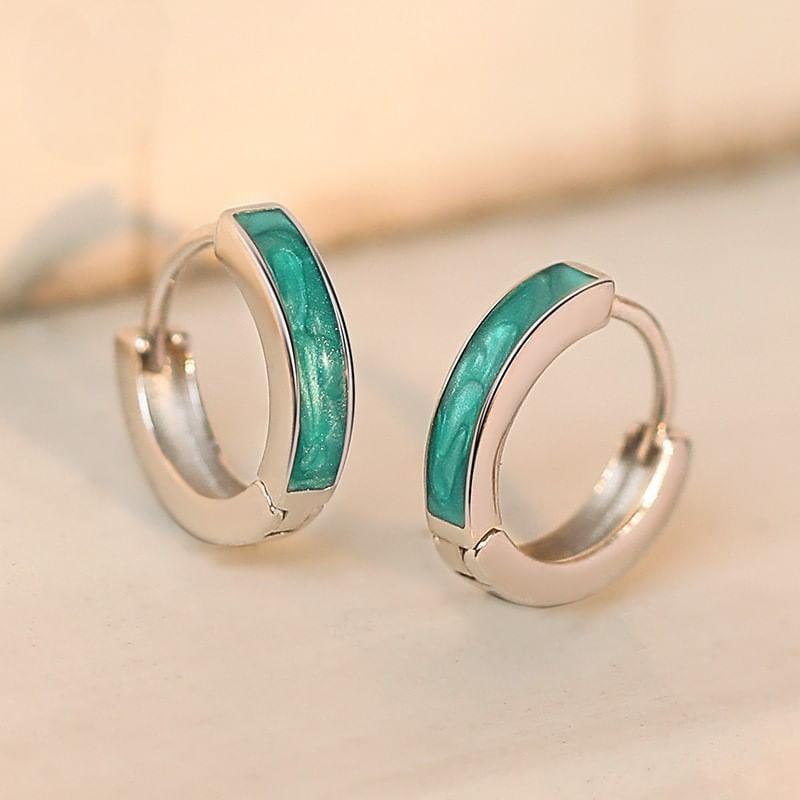 925 Sterling Silver Hoop Earring Product Image