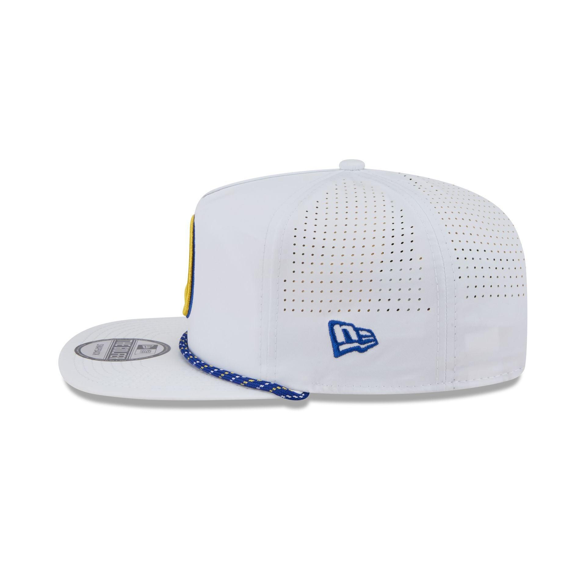 Golden State Warriors Optic White Performance Rope Golfer Hat Male Product Image