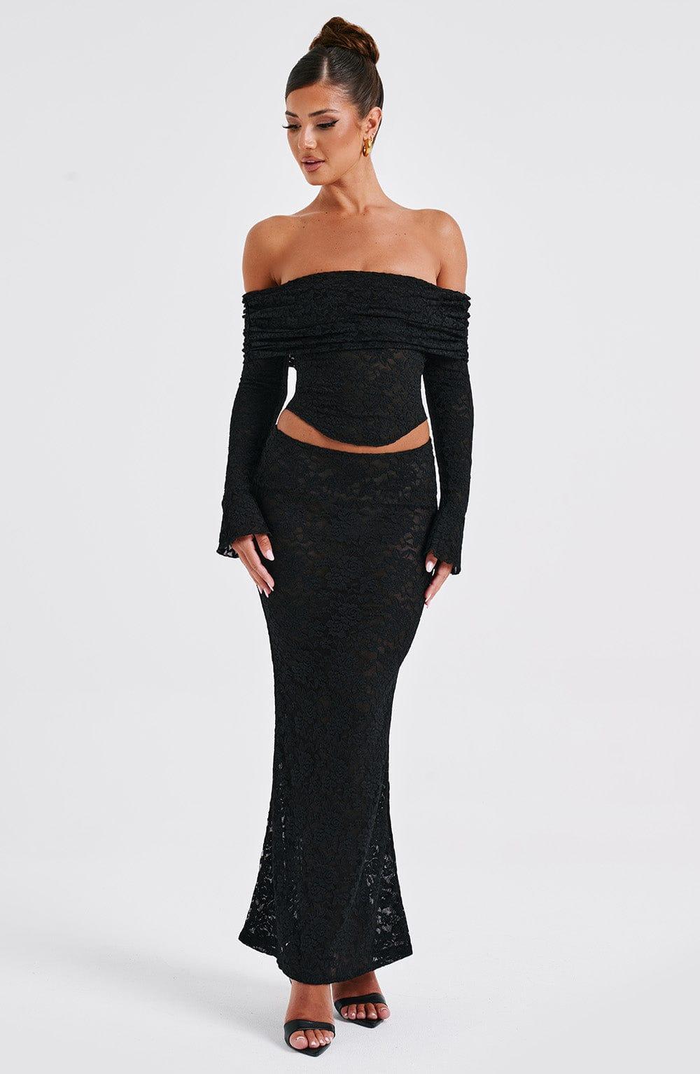 Blanca Top - Black Product Image