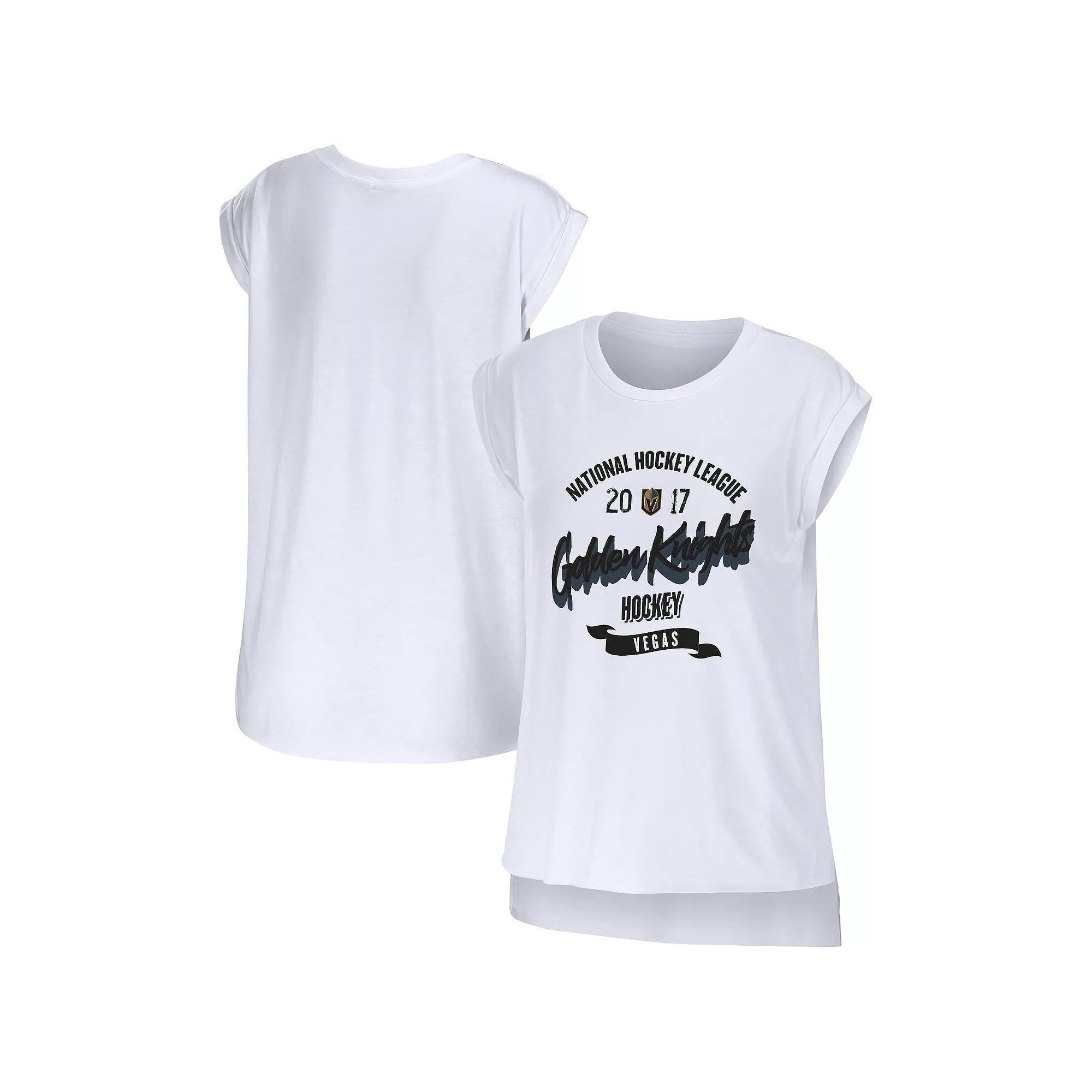 Womens WEAR by Erin Andrews White Vegas Golden Knights Domestic Tank Top Product Image
