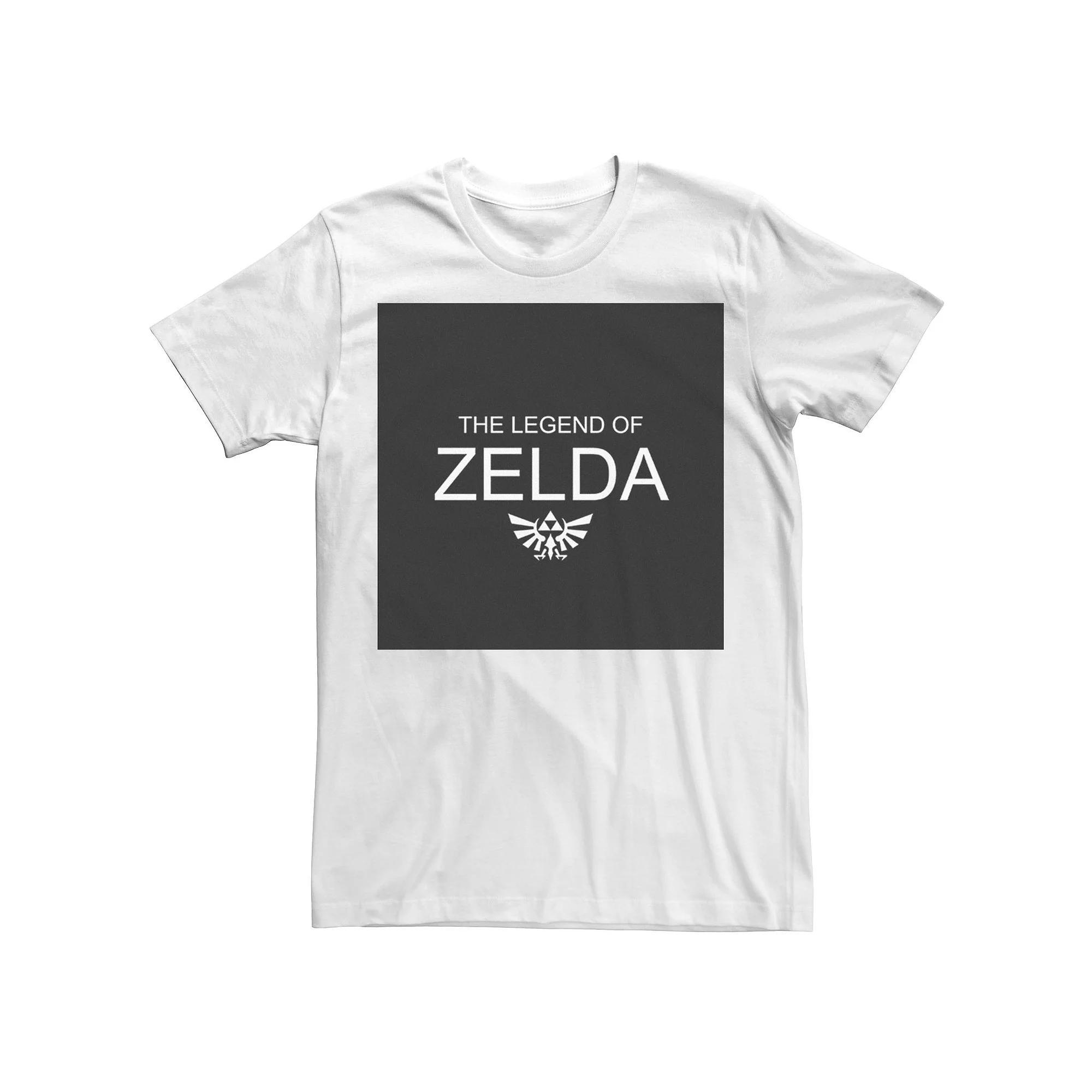 Men's Nintendo The Legend Of Zelda Simple Text Block Tee, Size: 3XL, White Product Image