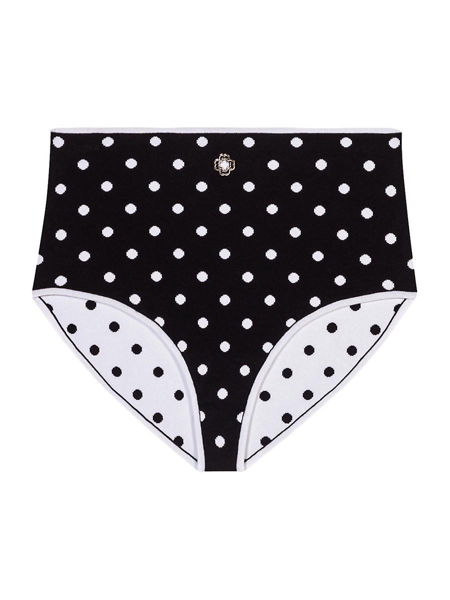 Womens Patterned Knit Briefs Product Image