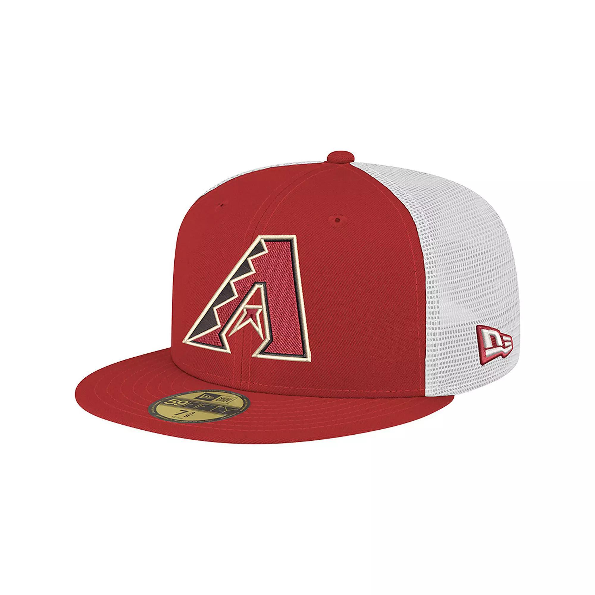 Men's New Era Navy Seattle Mariners Team Color 59FIFTY Trucker Fitted Hat, Size: 7 1/4, Blue Product Image