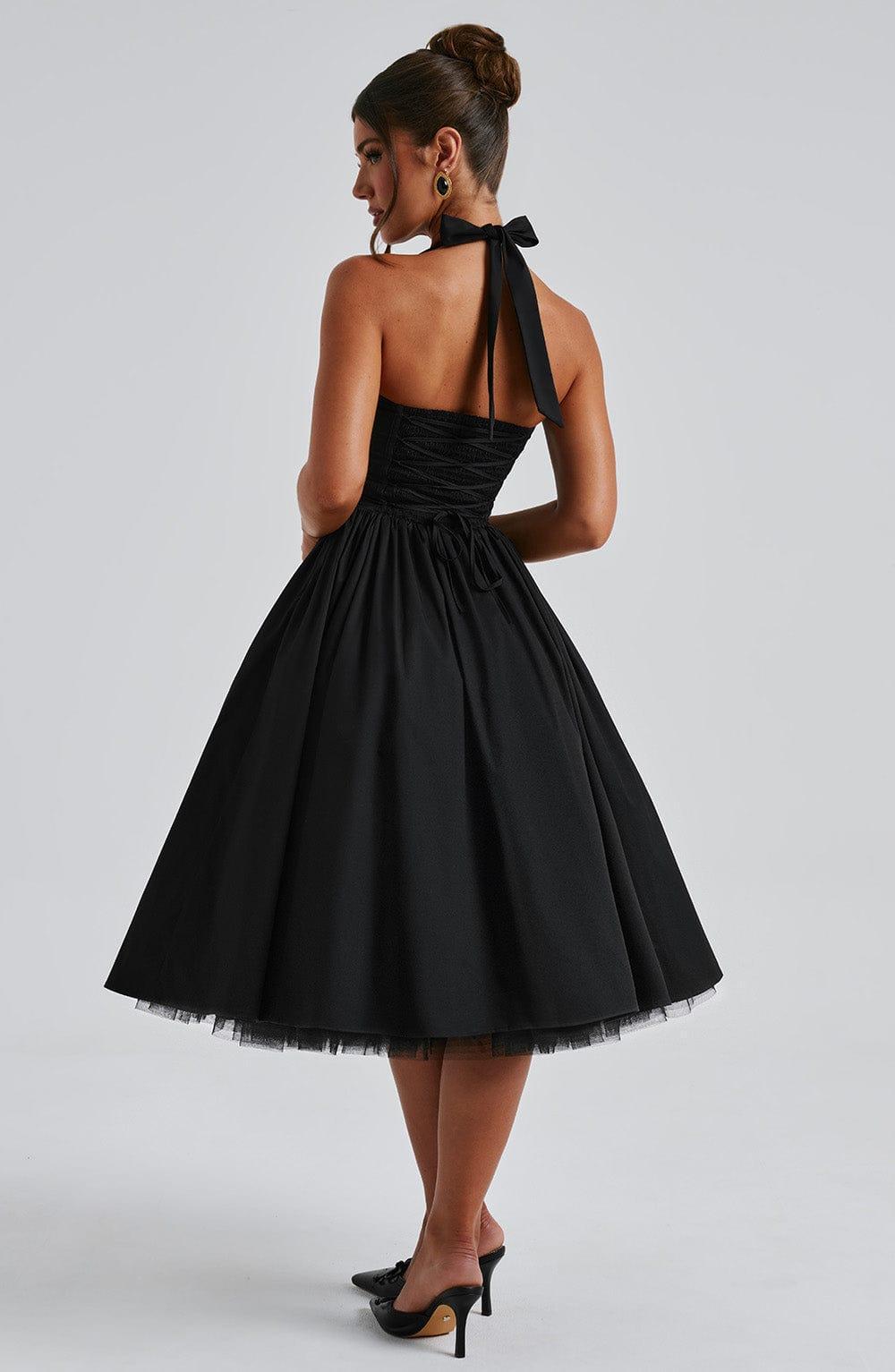 Cressida Midi Dress - Black Product Image