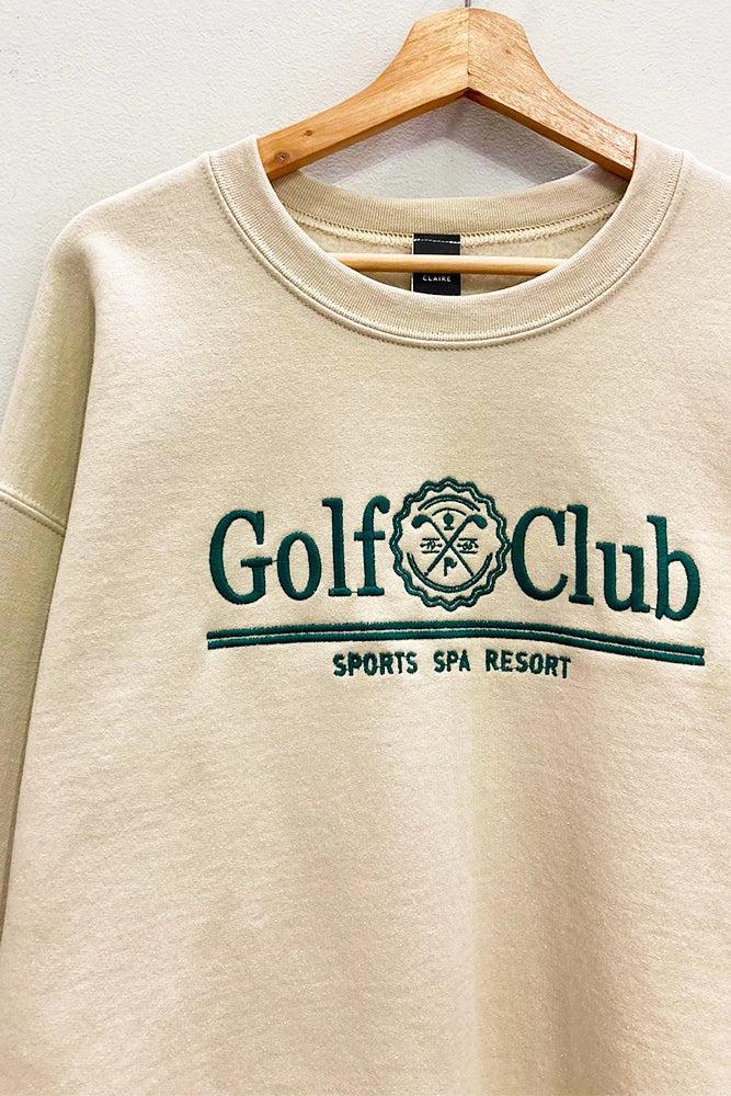 Embroidered Golf Club Sweatshirt Product Image