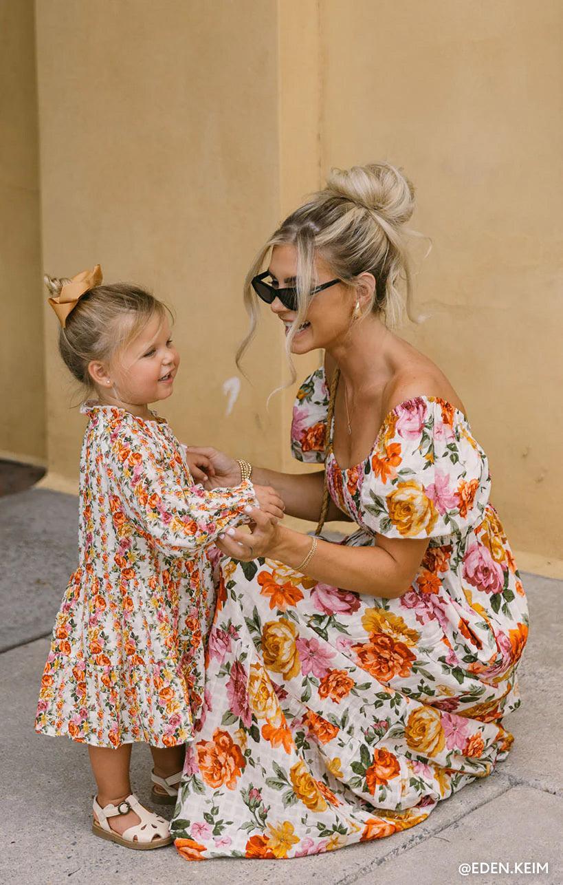 Joanna Maxi Dress ~ Ivory Hillside Floral Product Image