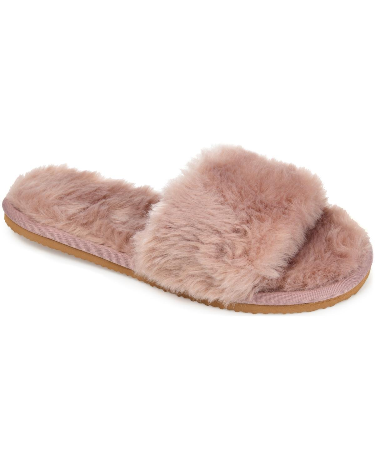 Journee Dawn Womens Slippers Red Product Image