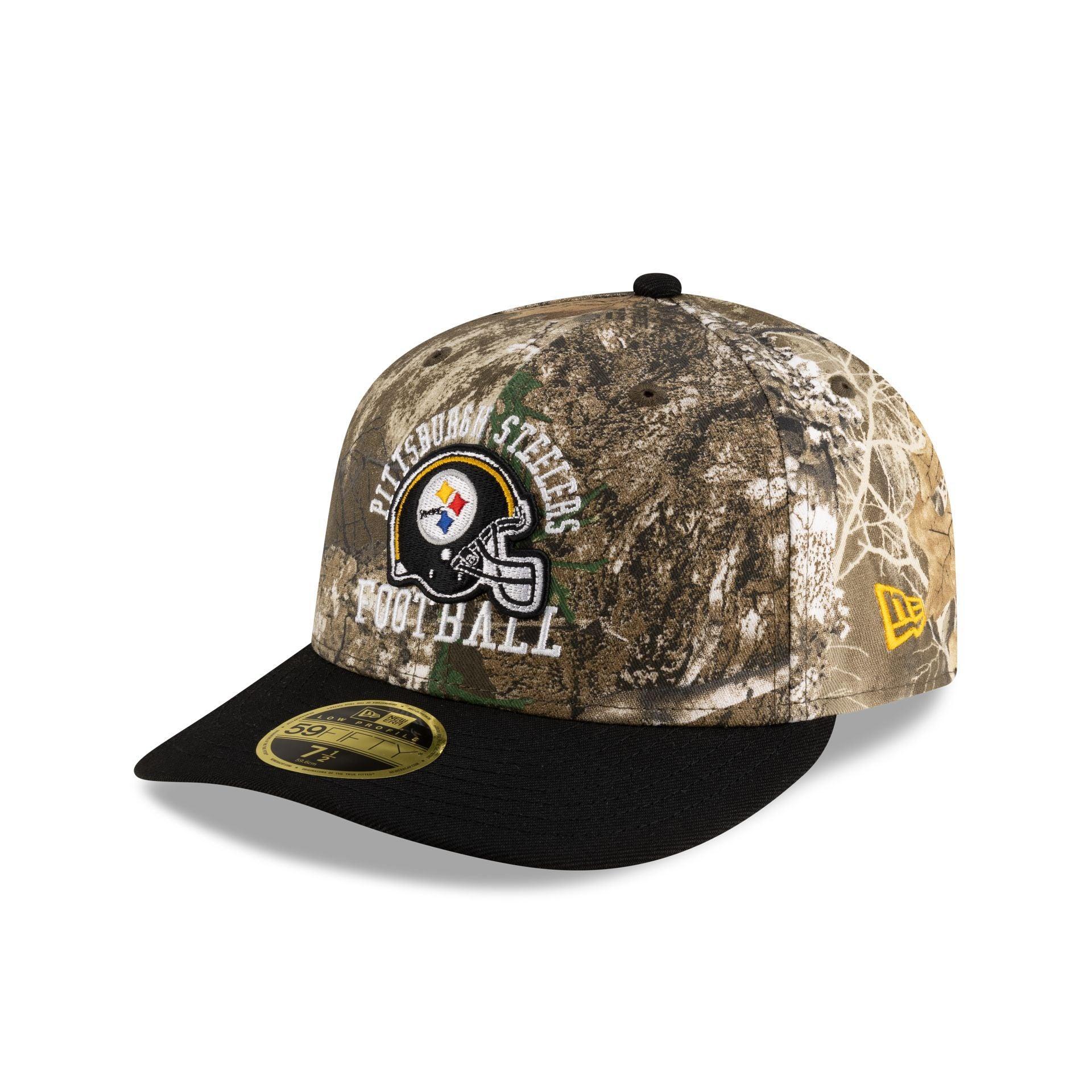 Just Caps Realtree Pittsburgh Steelers Low Profile 59FIFTY Fitted Hat Male Product Image
