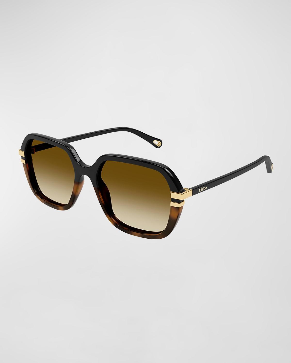 Chloe West Round Sunglasses, 57mm Product Image