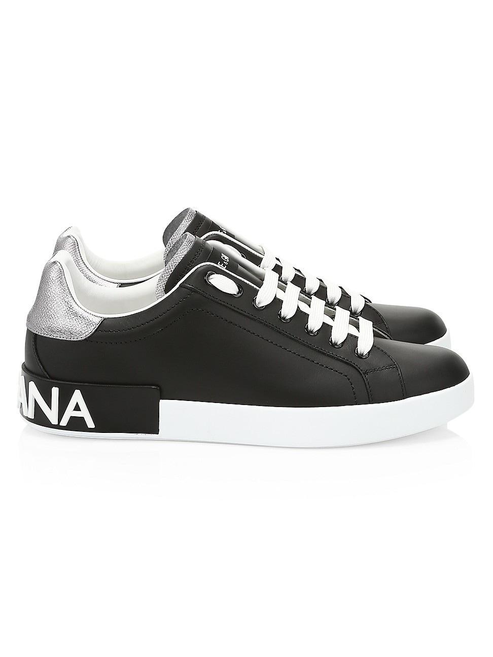 Mens Portofino Leather Low-Top Sneakers Product Image