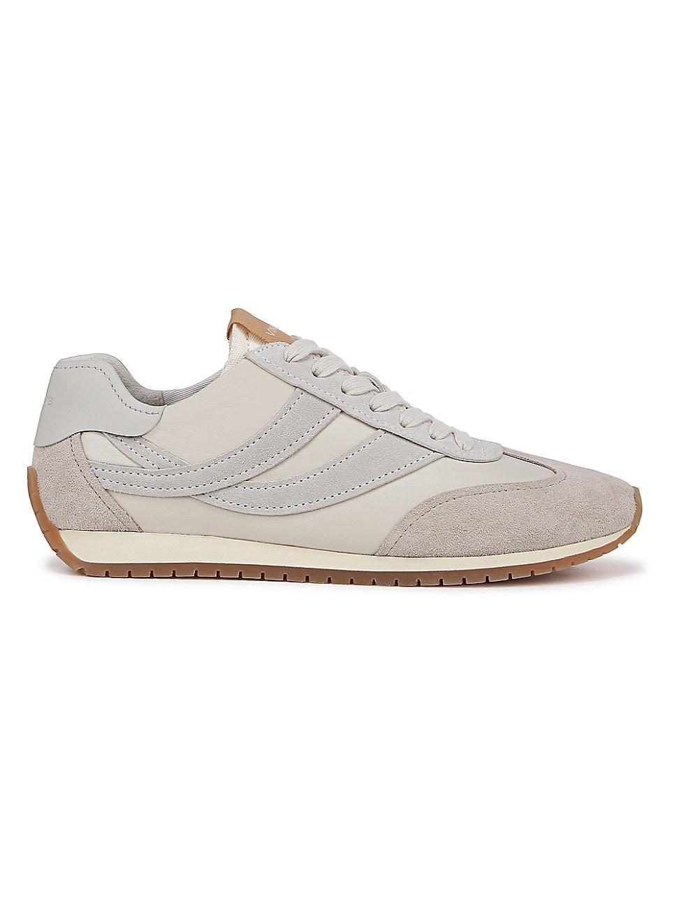 Oasis Mixed Leather Retro Sneakers Product Image