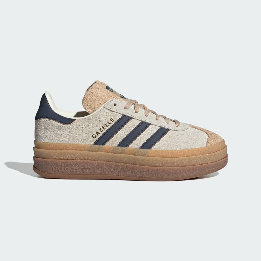 adidas Gazelle Bold Shoes Cream White M 4.5 / W 5.5 Womens Product Image