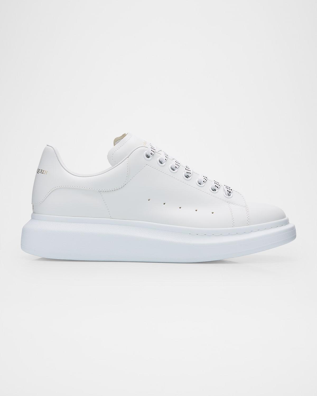 Mens Oversized Leather Platform Sneakers Product Image