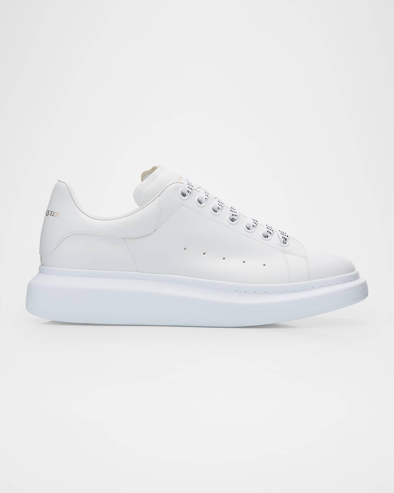 Mens Oversized Leather Platform Sneakers Product Image