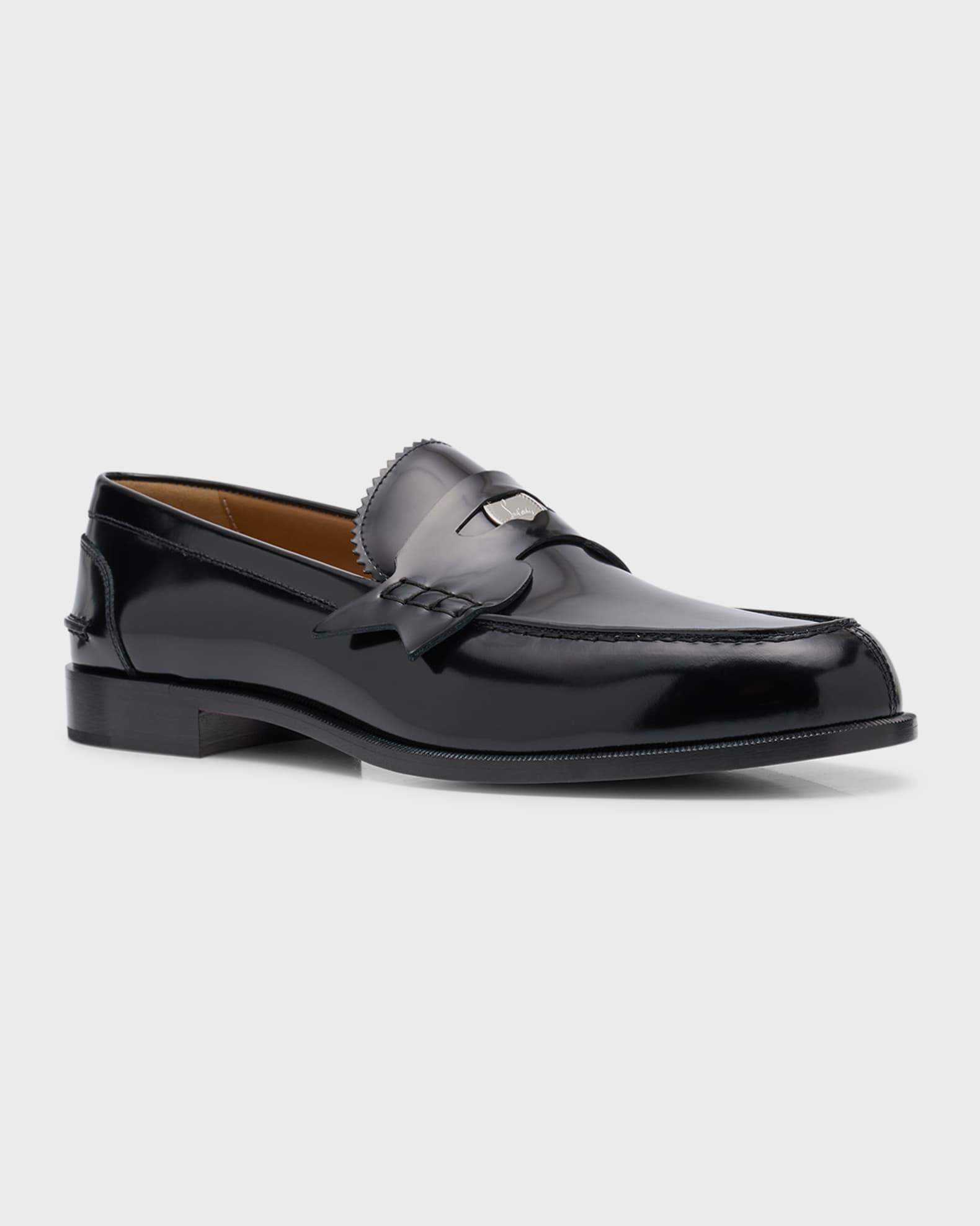 Men's Patent Leather Penny Loafers Product Image