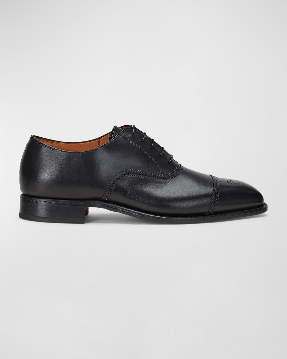 Mens Denver Cap-Toe Leather Oxfords Product Image