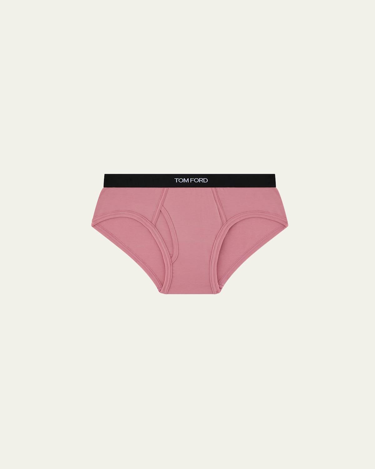 Mens Jacquard Logo Cotton Briefs Product Image