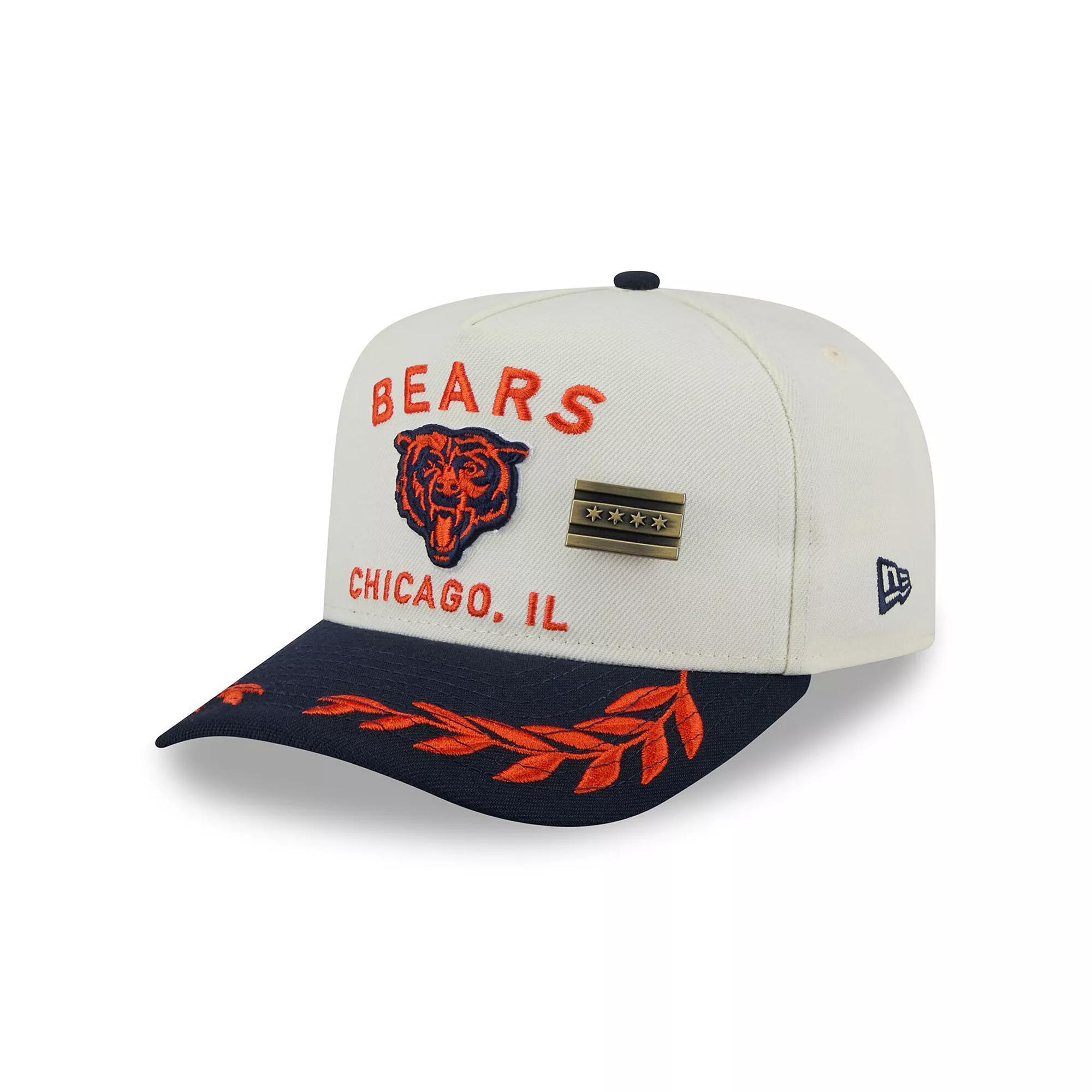 Men's New Era Cream/Royal Buffalo Bills 2025 NFL Draft A-Frame 59FIFTY Fitted Hat, Size: 7 5/8, Beige Product Image