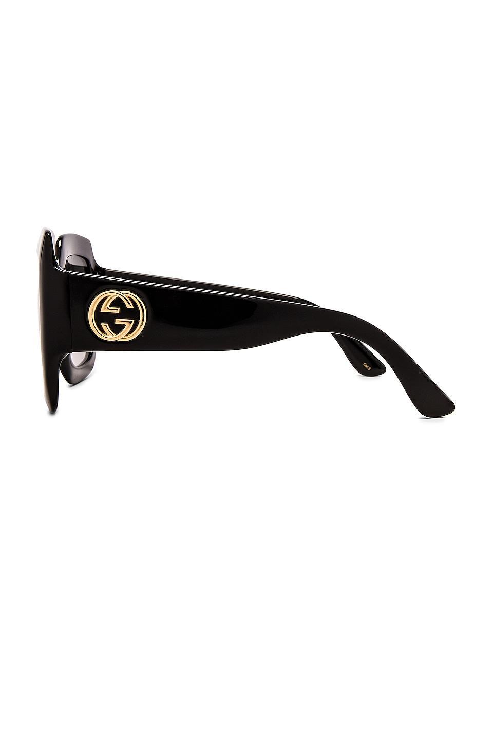 Pop Web Square Sunglasses Gucci Product Image