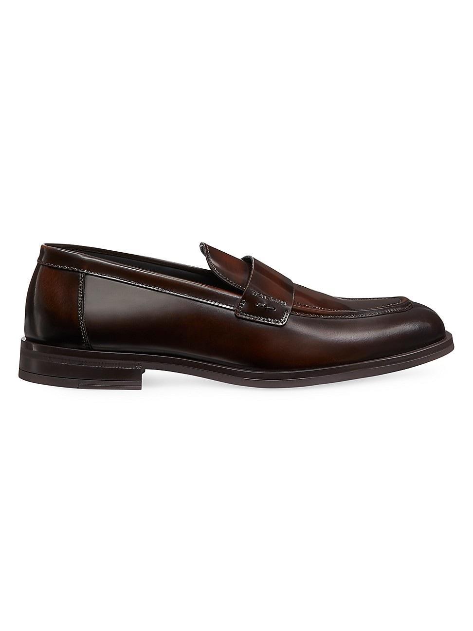 Mens Club Classic Leather Loafers Product Image