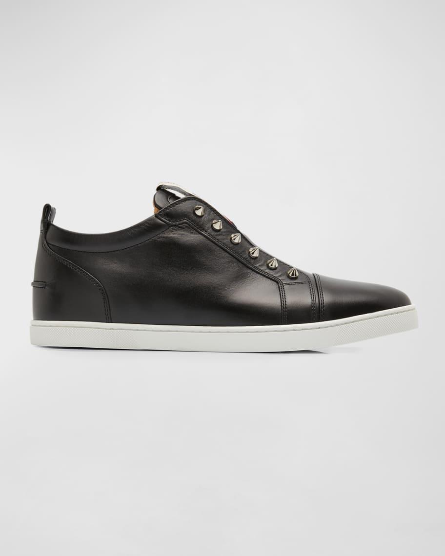Mens F. A.V. Fique A Vontade Spiked Leather Slip-On Sneakers Product Image