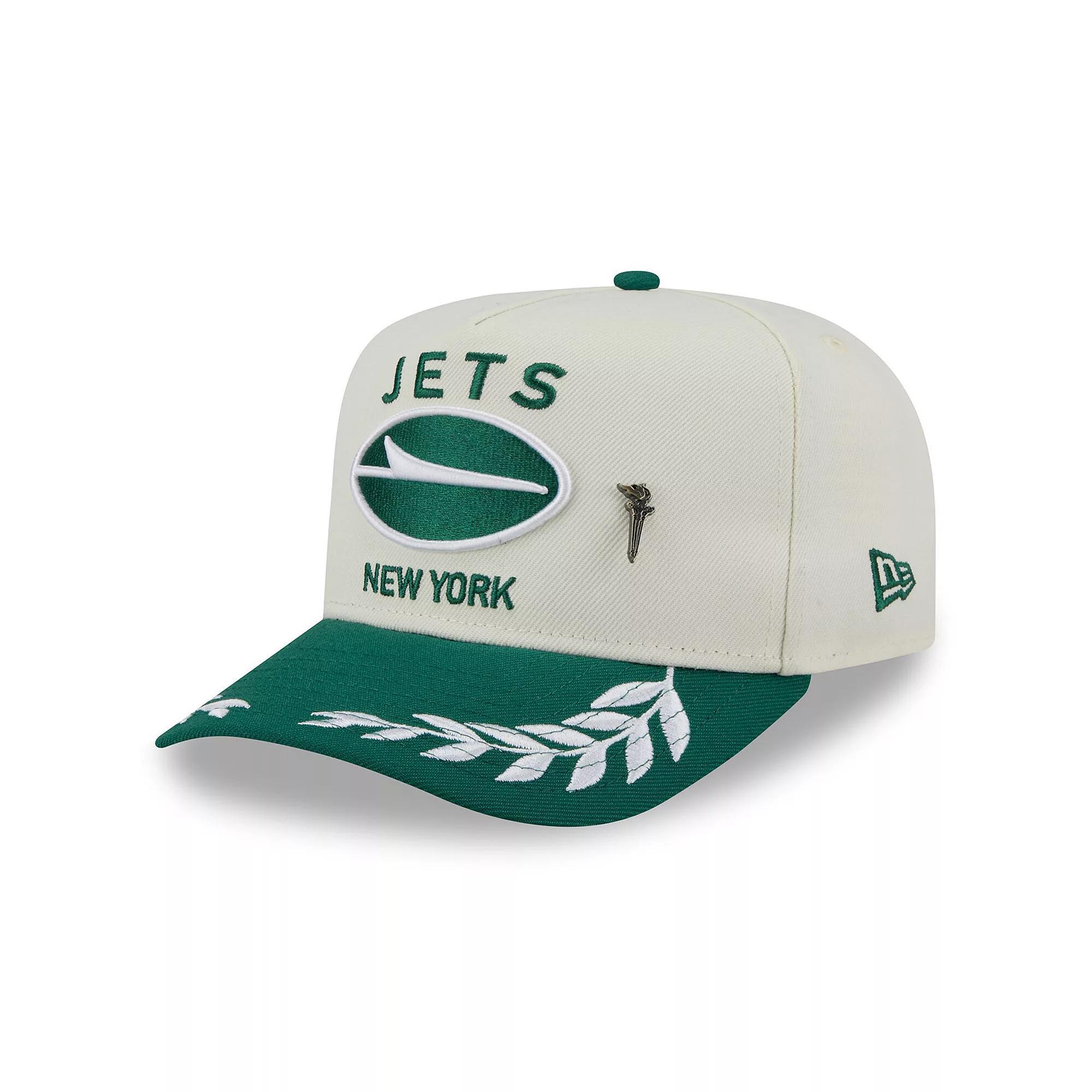 Men's New Era Cream/Blue Detroit Lions 2025 NFL Draft A-Frame 59FIFTY Fitted Hat, Size: 7 1/4, Beige Product Image