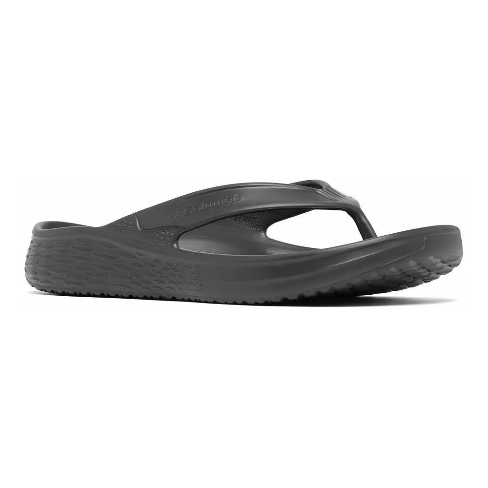 Columbia Ramble Men's Flip Flop Sandals, Size: 7, Shark Black Product Image