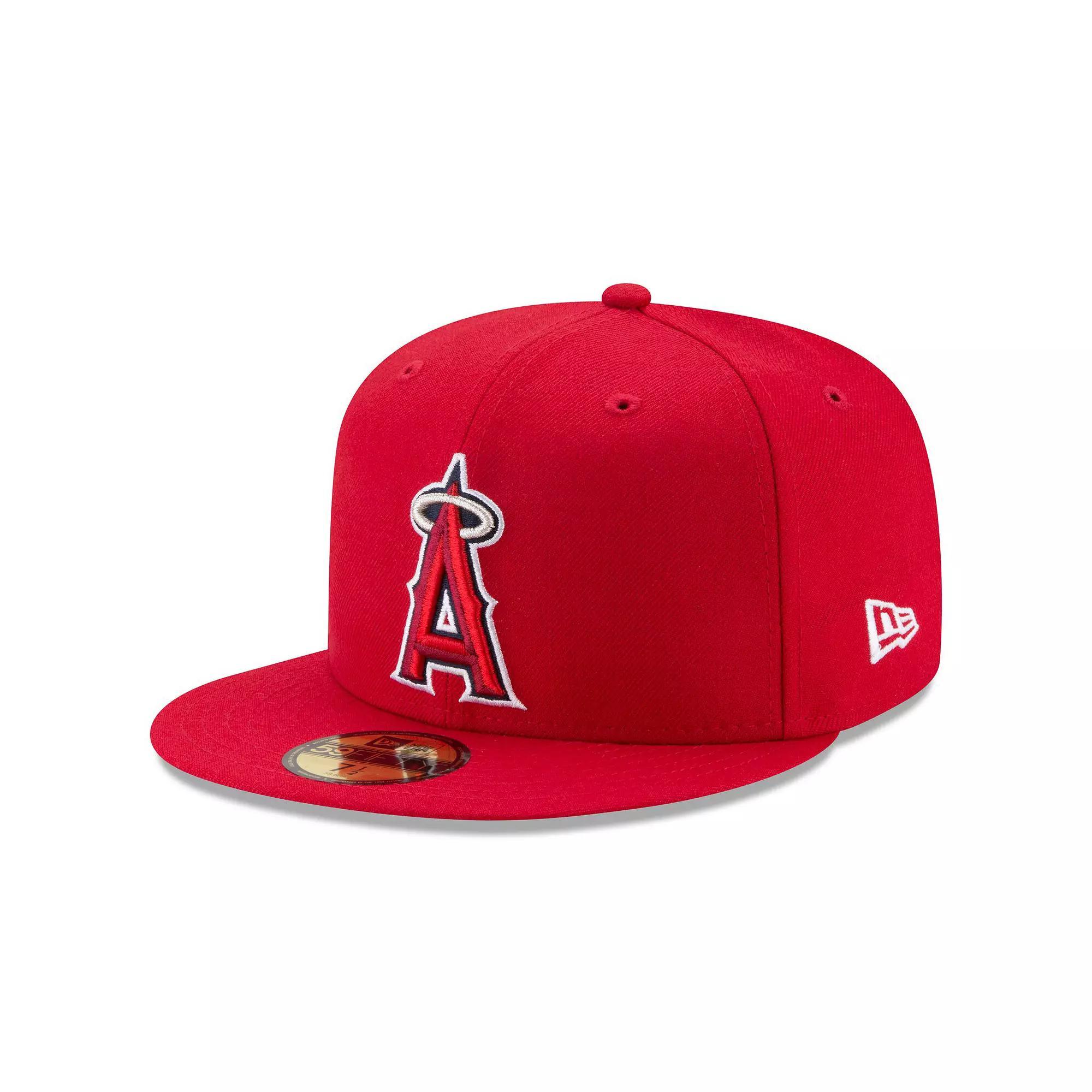 Mens New Era Los Angeles Angels Game Authentic Collection On-Field 59FIFTY Fitted Hat Product Image