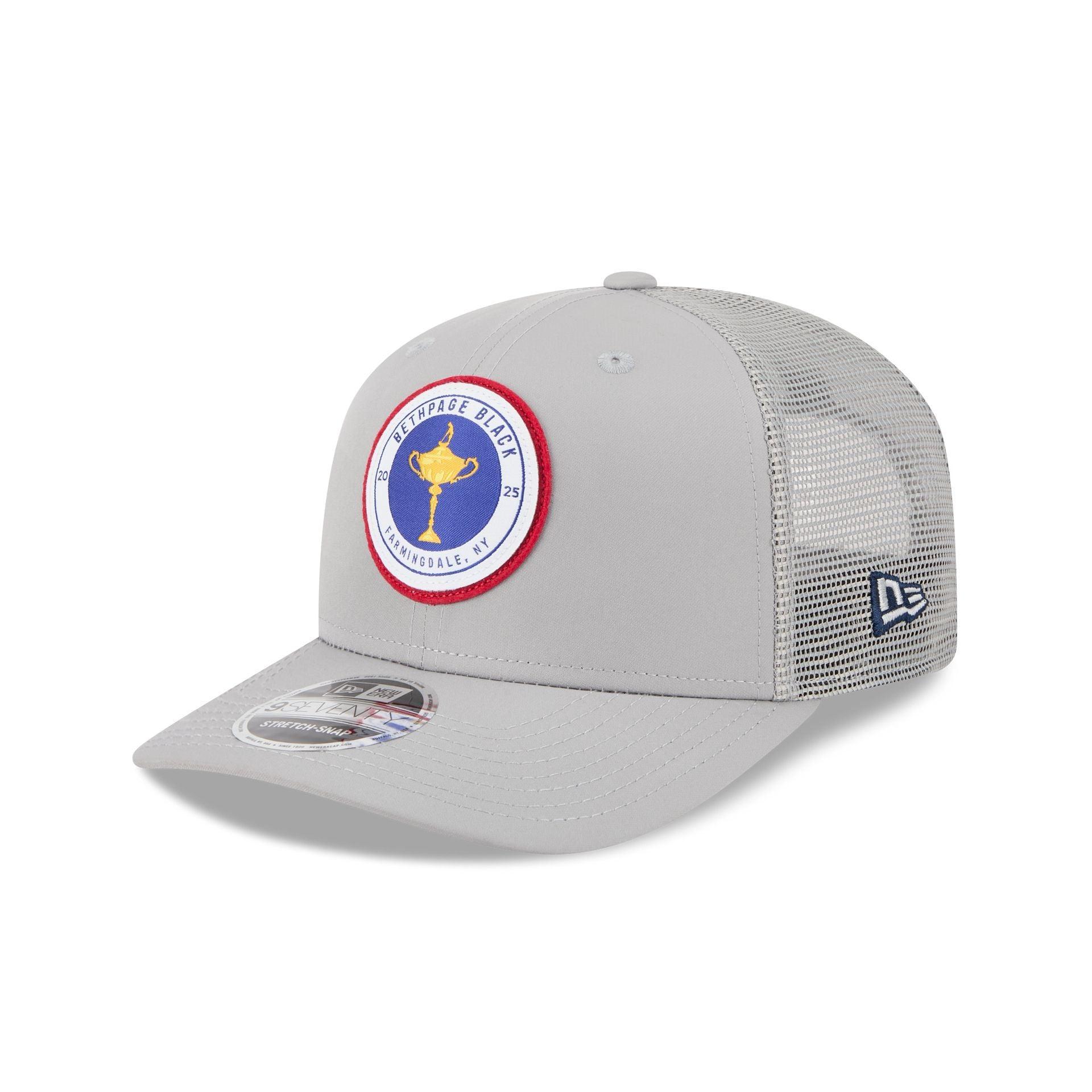 Los Angeles Lakers Circle Patch 9SEVENTY Stretch-Snap Hat Male Product Image