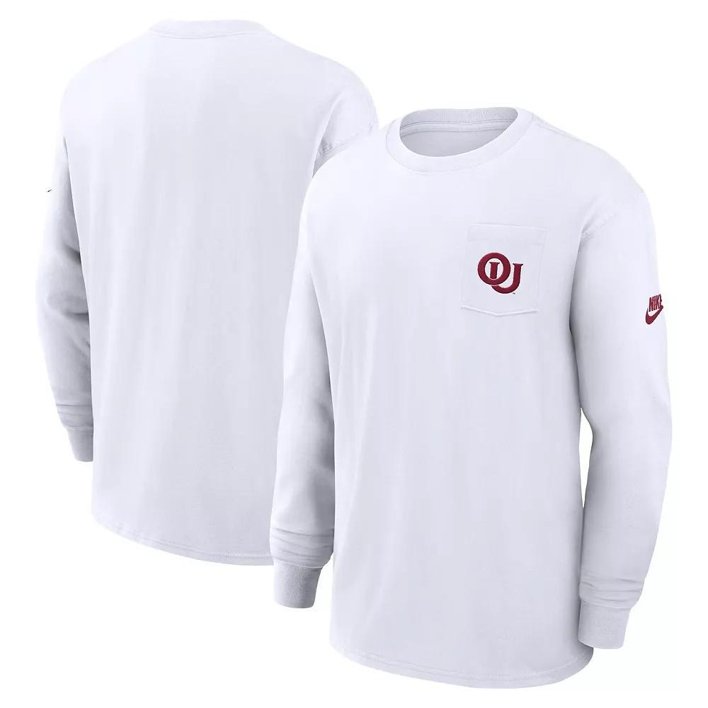 Oklahoma Sooners Legacy Max90 Pocket Nike Men's College Long-Sleeve T-Shirt Product Image