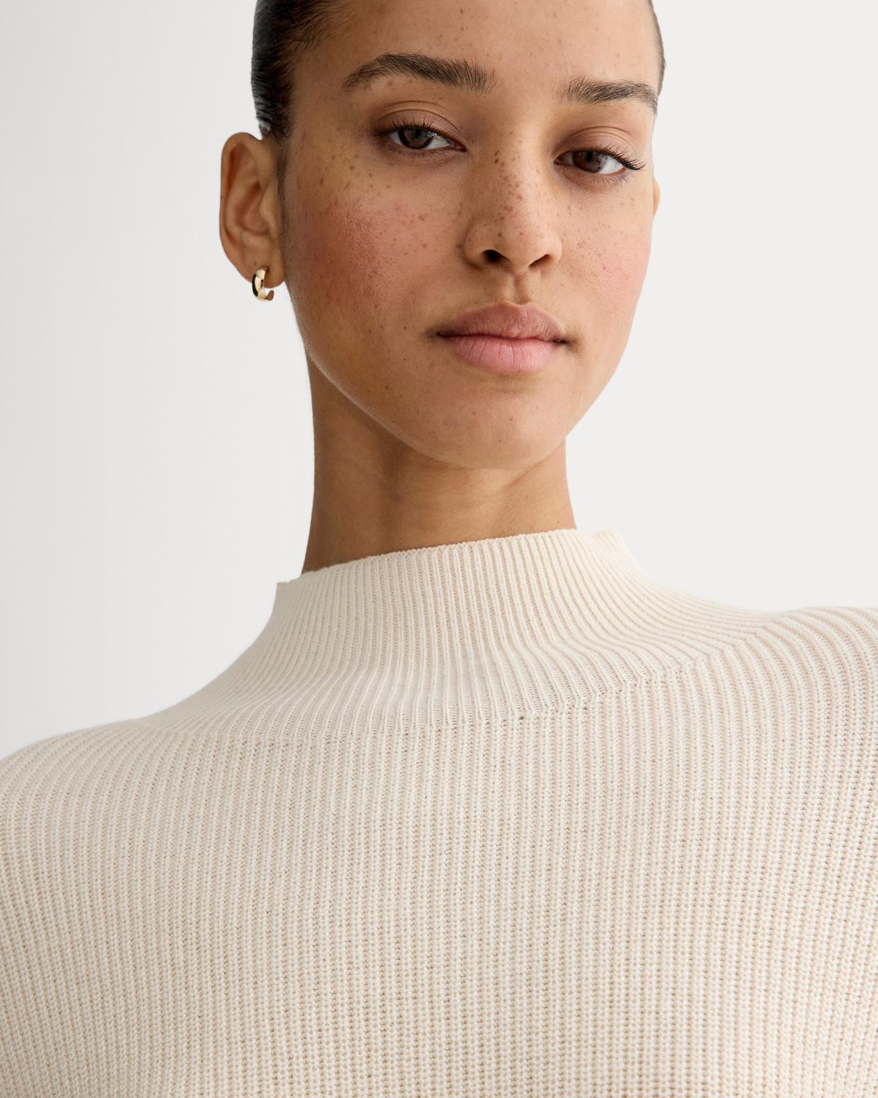The Slouchy Funnel Neck in Everyday Cotton Product Image