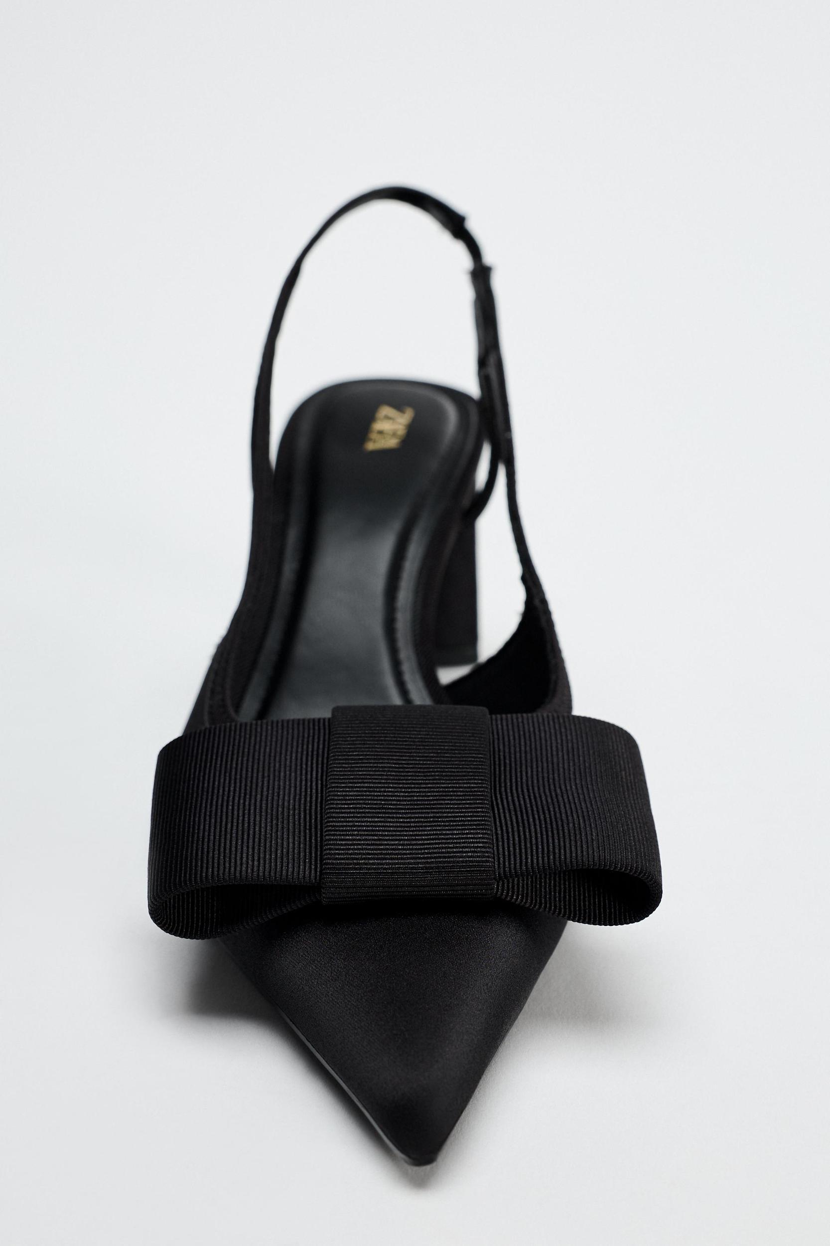 SLINGBACK HEELS WITH BOW Product Image