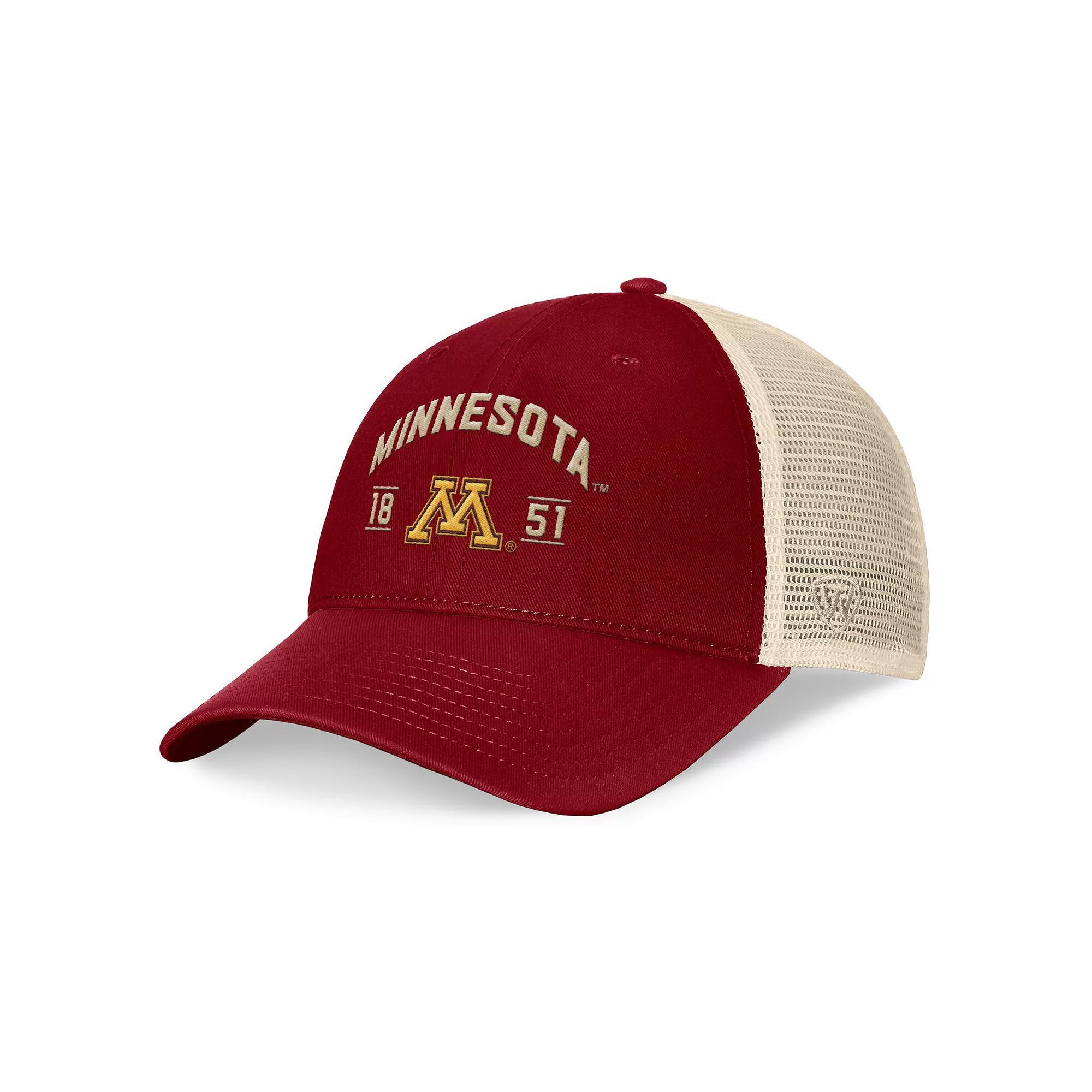 Men's Top of the World Red Fresno State Bulldogs Heritage Waylon Trucker Adjustable Hat, Csf Red Product Image
