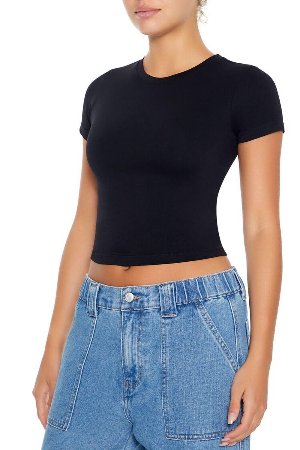 Seamless Cropped Tee | Forever 21 Product Image